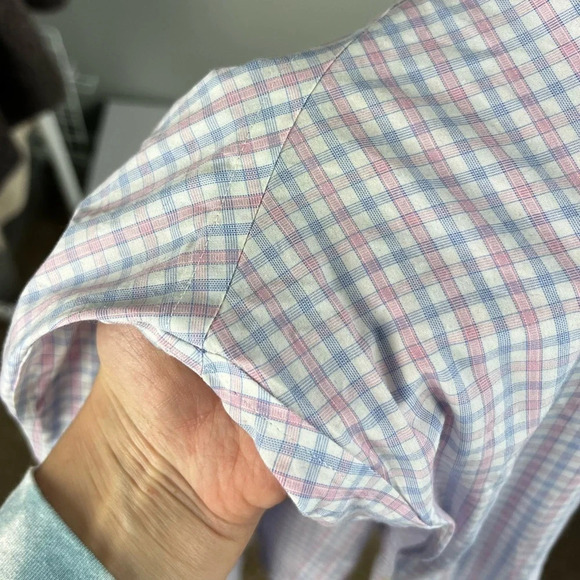 Brooks Brothers Regent Fit Button Down Shirt Size 16-32 Checkered Men’s - Picture 5 of 6